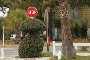 stop sign - dangerous Florida road hazards that cause accidents - Viles and Beckman